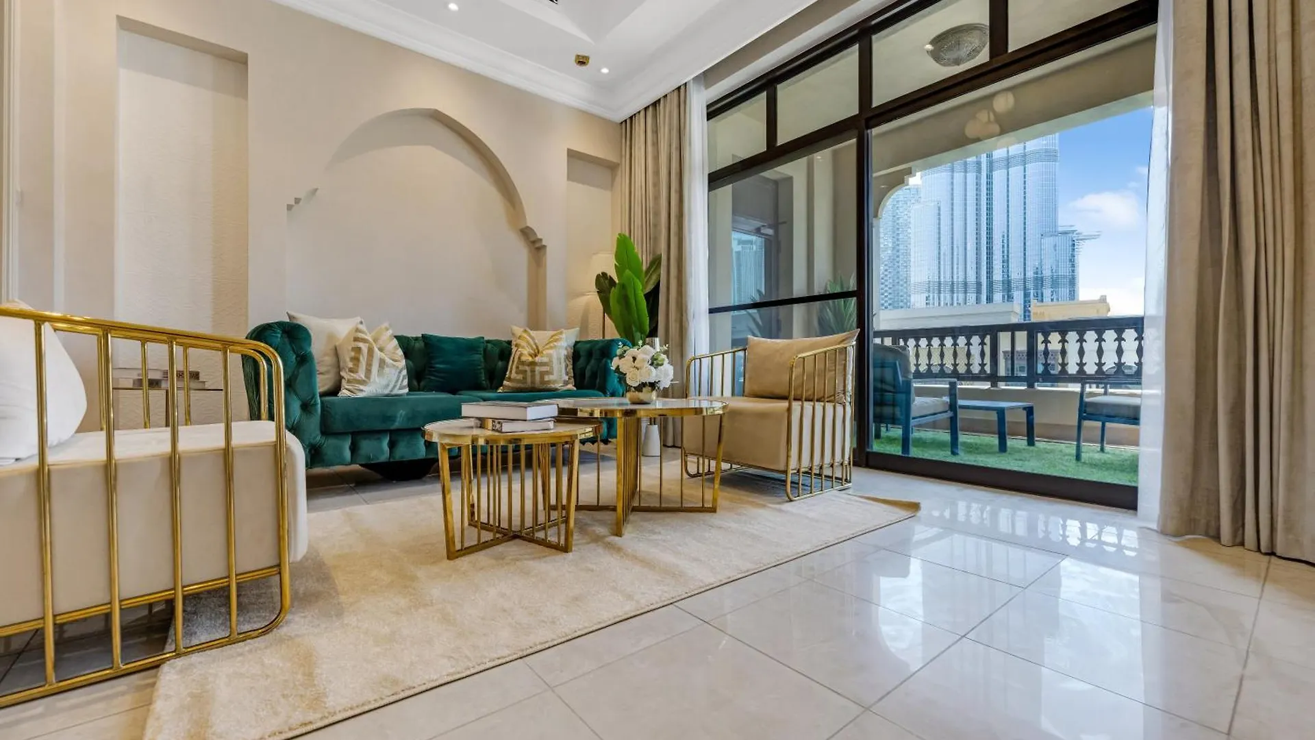 Apartamento Durrani Homes - Luxe Living At Souk Al Bahar With Burj Khalifa And Partial Fountain View Dubái Emiratos Árabes Unidos